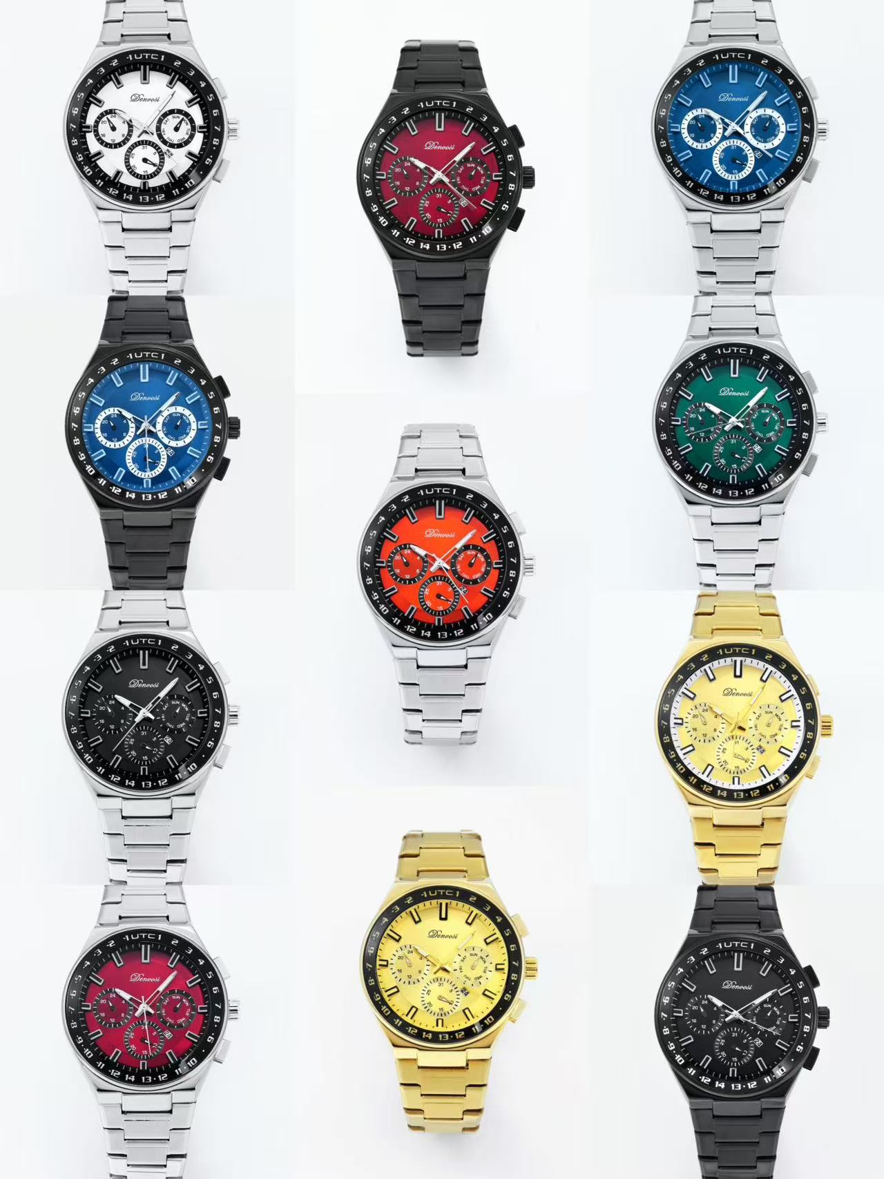 Men's Multifunctional Quartz W - Suede Strap Watch 评论和价格