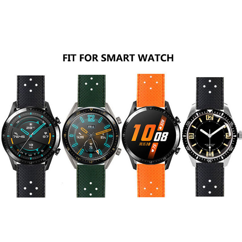 20mm 22mm Tropic Rubber Band f - Suede Strap Watch 评论和价格