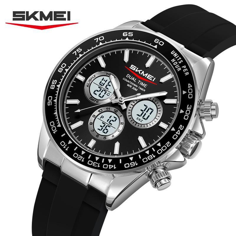 SKMEI 2505 Business Luxury Men - Suede Strap Watch 评论和价格