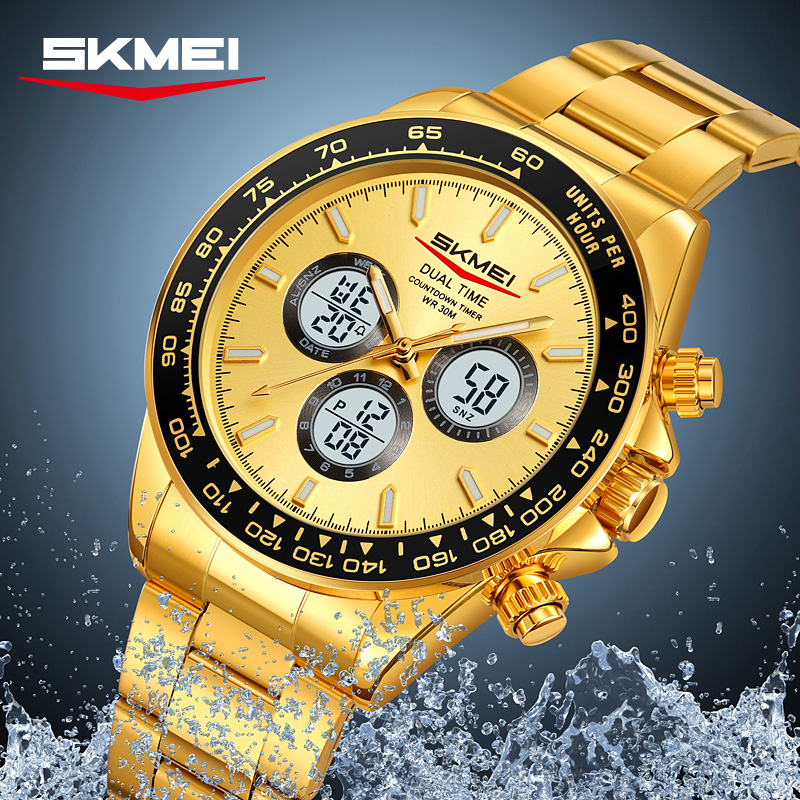 SKMEI 2505 Business Luxury Men - Suede Strap Watch 评论和价格