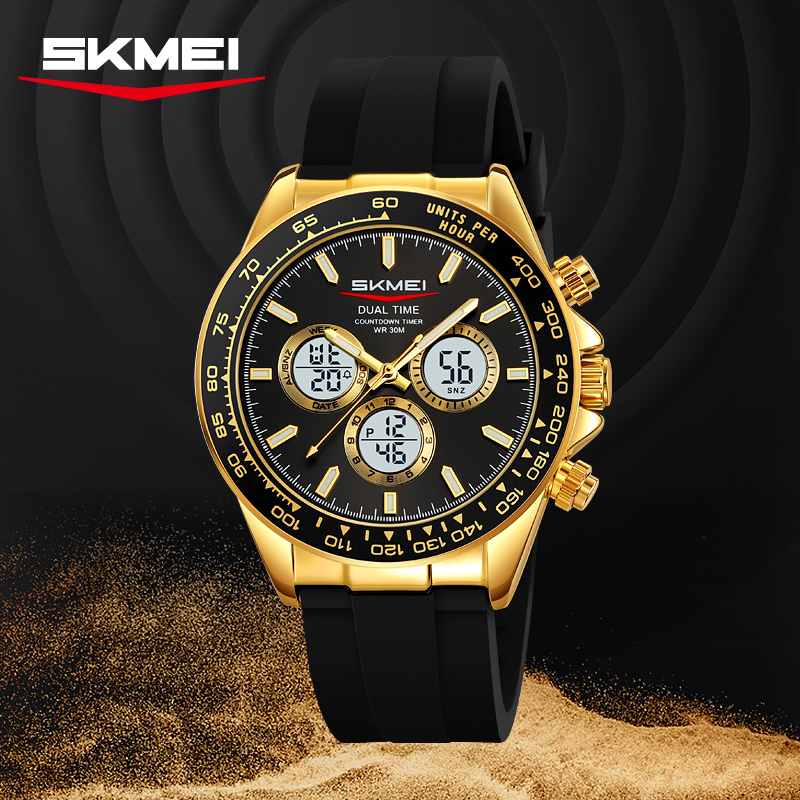SKMEI 2505 Business Luxury Men - Suede Strap Watch 评论和价格